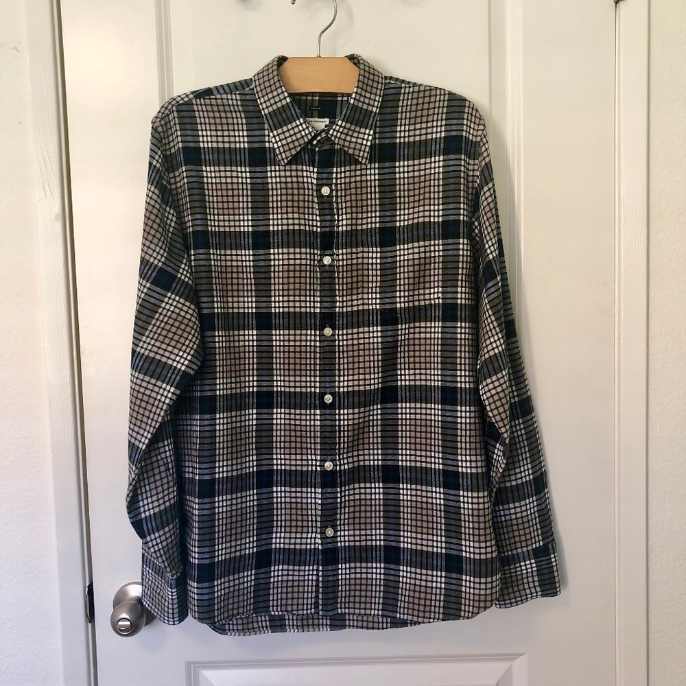 Club Monaco Men's Flannel Shirt